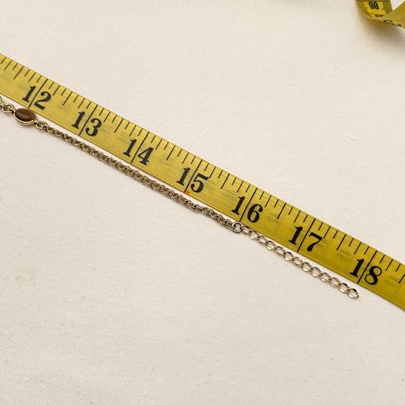 Vintage 70s Small Tiger's Eye Stones Necklace On Gold Tone Chain Links - Picture 10 of 13